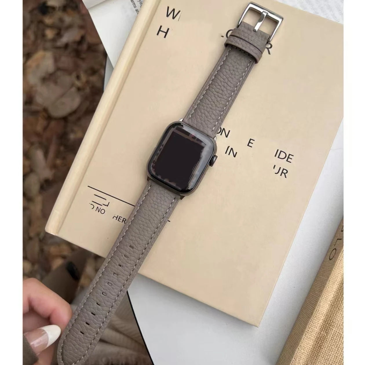 Leather loop Correa For Apple Watch band Series Ultra 11 10 9 8 7 6 5 4 3 2 1 SE 38mm 40mm 41mm 42mm 44mm 45mm 46mm 49mm band
