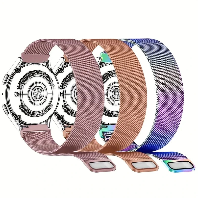 22mm 20mm band for Samsung Galaxy Watch 5-pro-6-4-Classic Milanese loop Metal magnetic starlight bracelet Huawei GT 4-3-2e strap