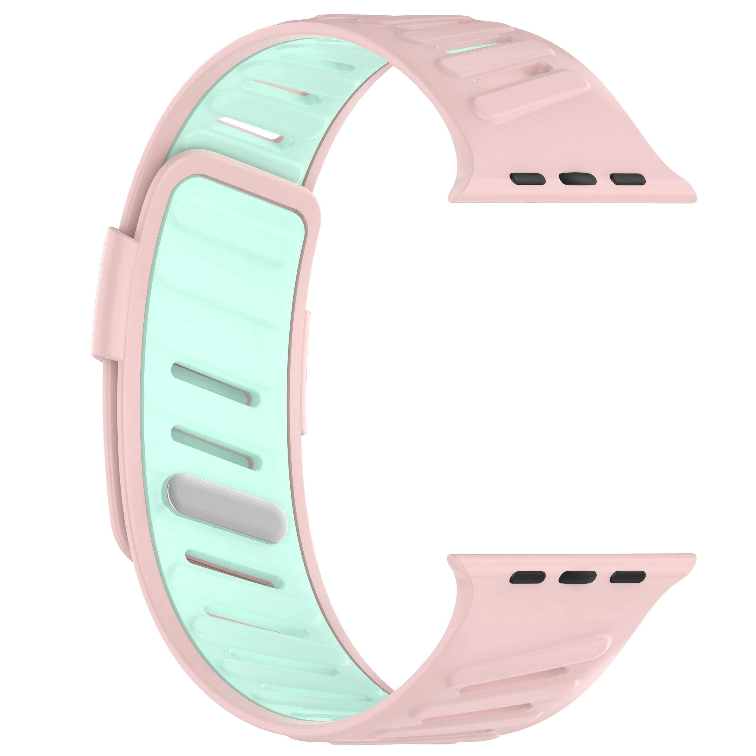 Silicone Sport band For Apple Watch Ultra 2 3 49mm band 42mm 44mm 45mm 46mm Slanted Buckle band for Apple Watch 11 10 9 8 7 6 5 4 SE 3