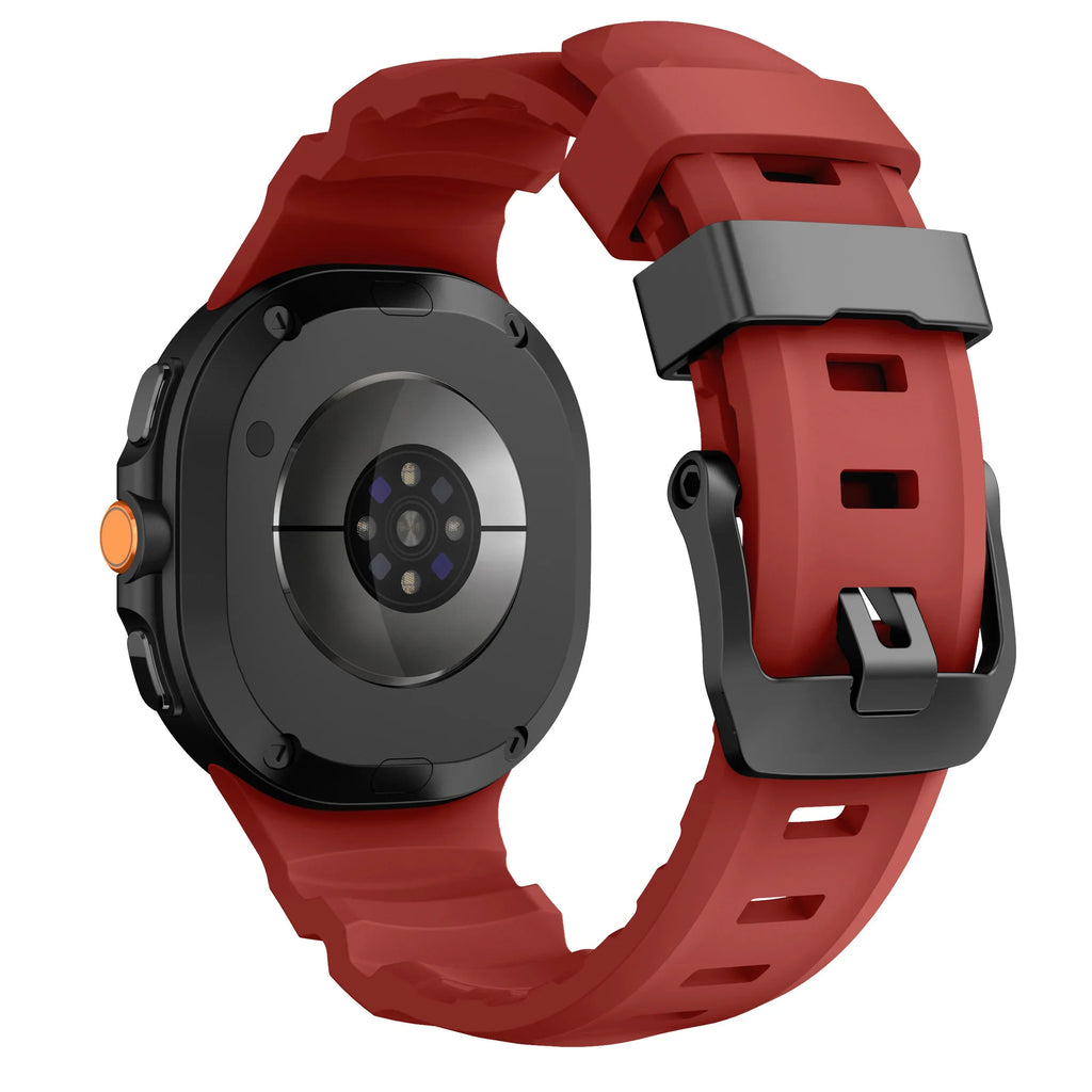 Trail Silicone Band for Samsung Galaxy Watch 8 Strap 44mm 40mm No Gaps Bracelet for Galaxy Watch 8 Classic 46mm Sport Wristband