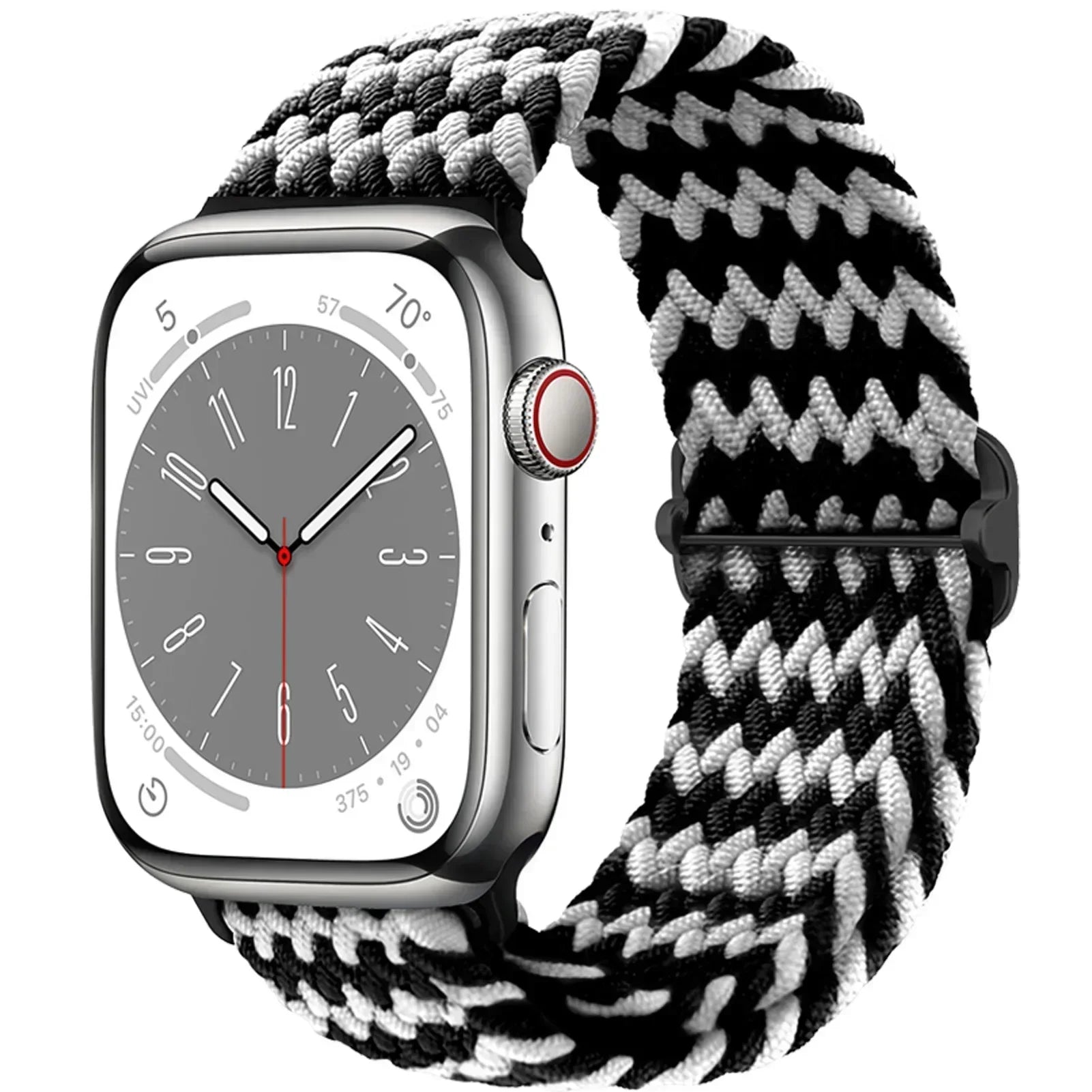 Braided Nylon band for Apple Watch band Ultra 2 49mm Series 10 46mm 42mm 44mm 40mm 41mm Adjustable band Apple Watch 9 8 7 6 SE 5 4