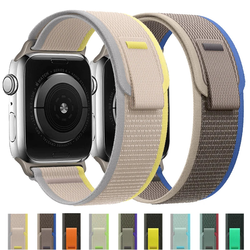 trail loop band For Apple Watch Ultra 2 49mm 44mm 40mm 41mm 42mm 38mm correa band Apple Watch Series 7 6 5 3 SE 8 9 45mm band
