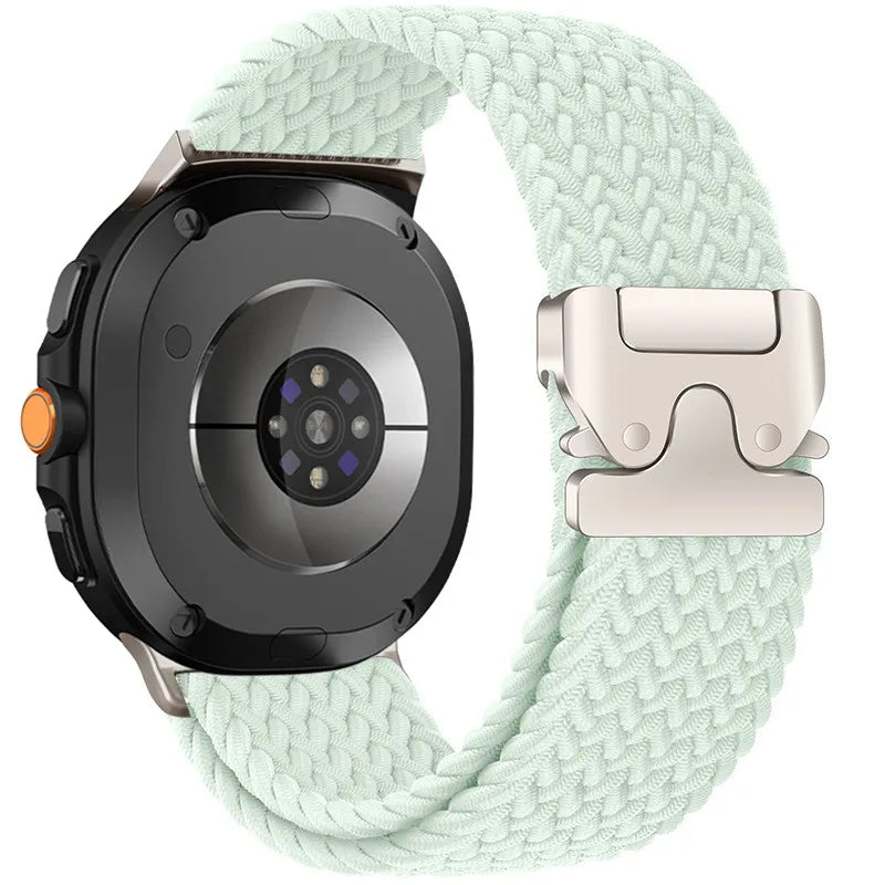 Parachute Buckle Elastic Nylon Strap for Samsung Galaxy Watch 8 40/44mm Luxury Band for Galaxy 8 Classic 46mm Sport Bracelet