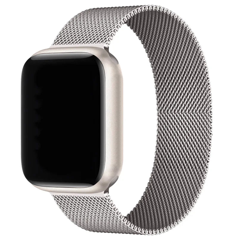 band For Apple Watch band 10 46mm 44mm 45mm 41mm 49mm 42mm 40mm 45mm Milanese Loop band Apple Watch Series 9 7 8 4 5 6 SE Ultra2