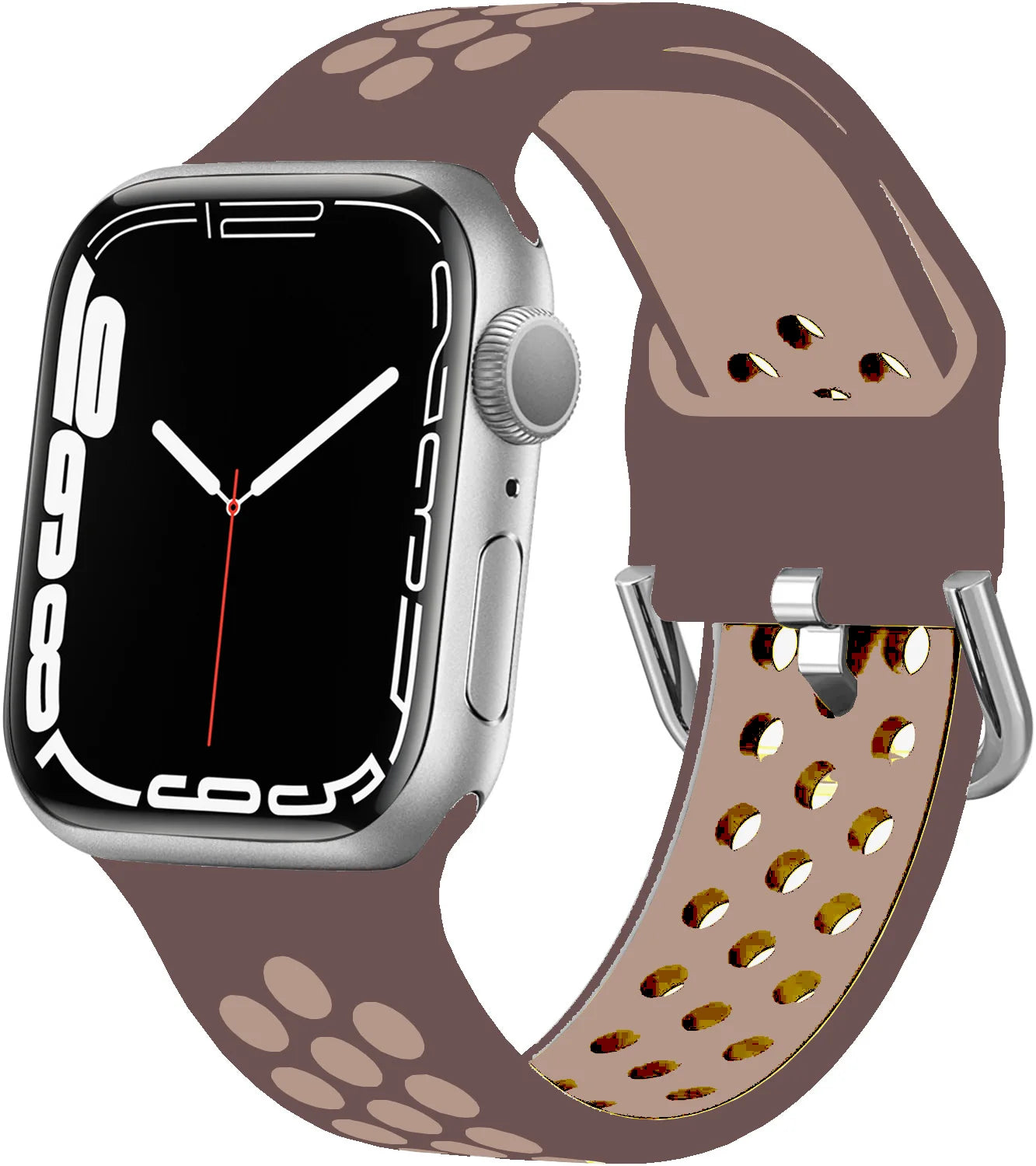 Silicone band For Apple Watch band 44mm 40mm 45mm 49mm 41mm 38mm 42mm 44mm band Apple Watch Ultra 2 Series 7 3 4 5 6 SE 8 Bands