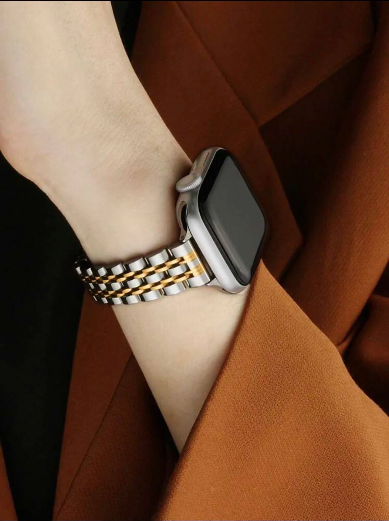 New 2 in1 band protective shell case For Apple Watch cover band Series 11 10 9 8 7 6 5 4 38mm 40mm 41mm 42mm 44mm 45mm 46mm