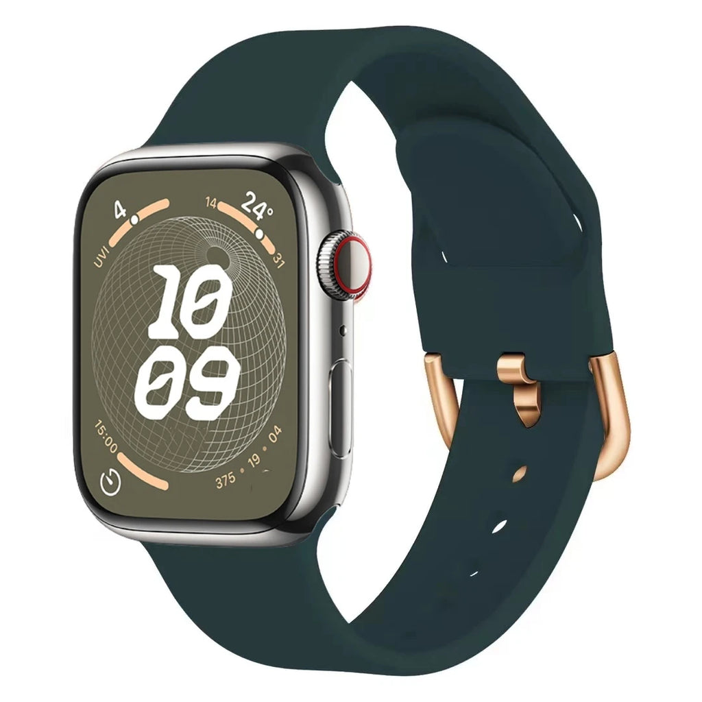 Silicone band For Apple Watch band 11 10 9 8 7 46mm 42mm 45mm 41mm Ultra 3 49mm sport band Apple Watch 6 5 4 SE 44mm 40mm Belt