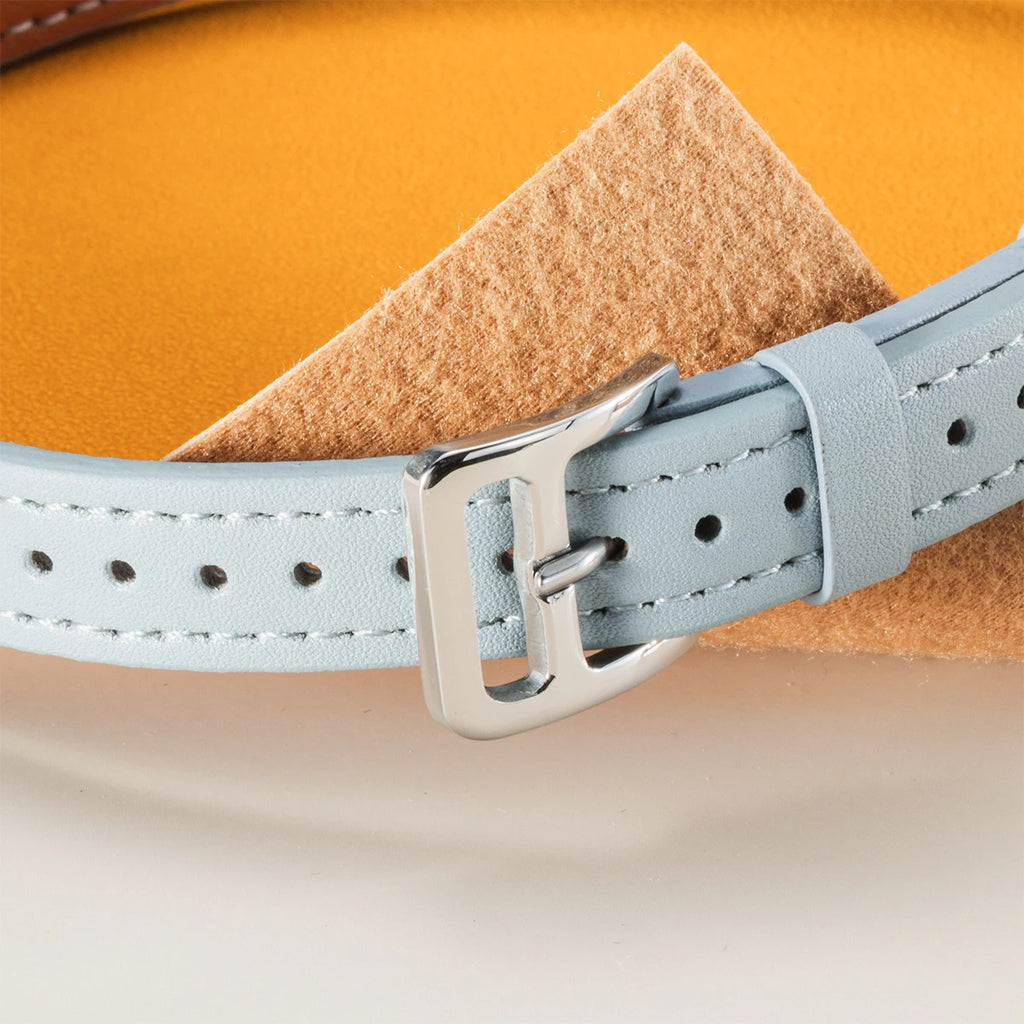 For Apple Watch band 40mm 41mm Double Tour leather band 45mm 44mm Series 9 8 7 6 SE 5 4 for Apple Watch 11 10 42mm 46mm Fashion Correa