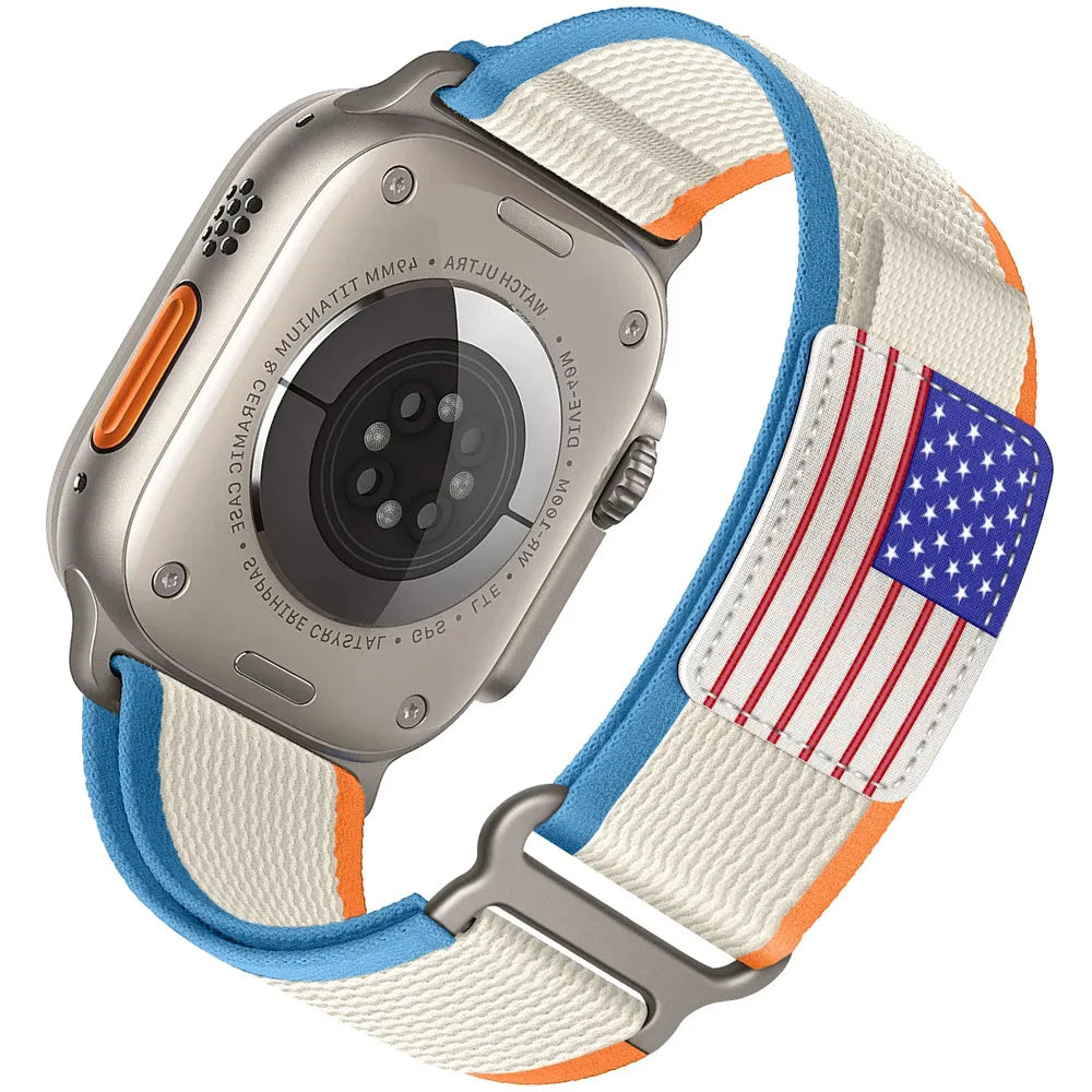 Trail Loop band for Apple Watch Ultra 2 49mm band 46mm 44mm 40mm 41mm 42mm 45mm Nylon band for Apple Watch Series 10 9 8 7 6 SE