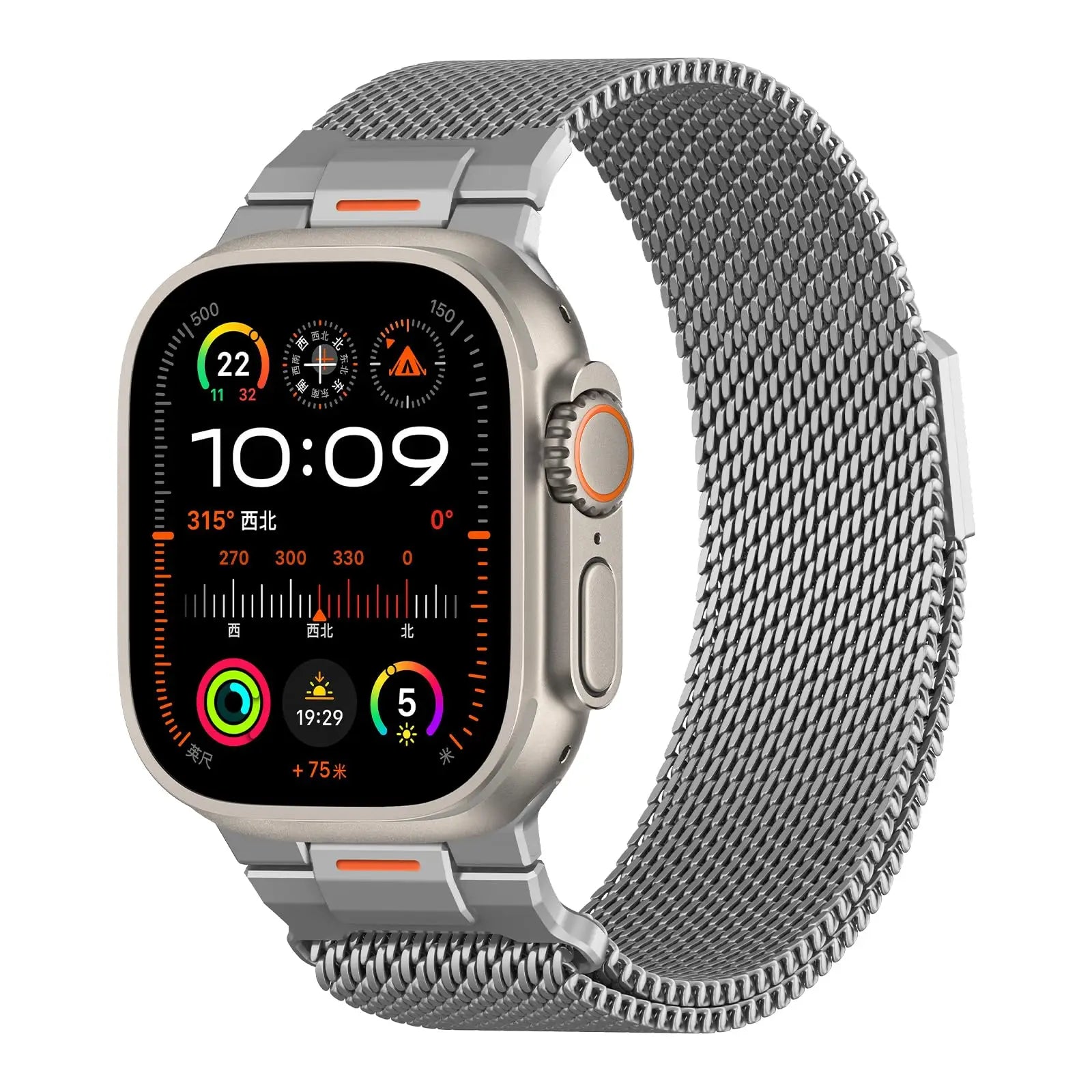 Mechanical Milanese Loop band for Apple Watch Ultra 3 band 49mm 46mm 44mm 41mm 45mm 42mm 40mm band Apple Watch 11 10 9 8 7 6 SE 3