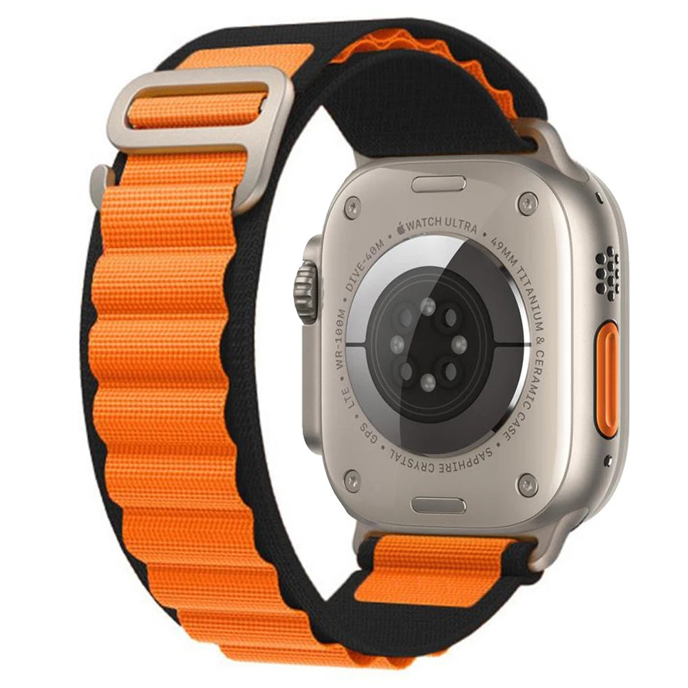 Alpine loop band for Apple Watch Ultra 2 band 49mm 44mm 40mm 41mm 45mm 42mm 46mm correa band Apple Watch Series 7 SE 3 8 9 10 11