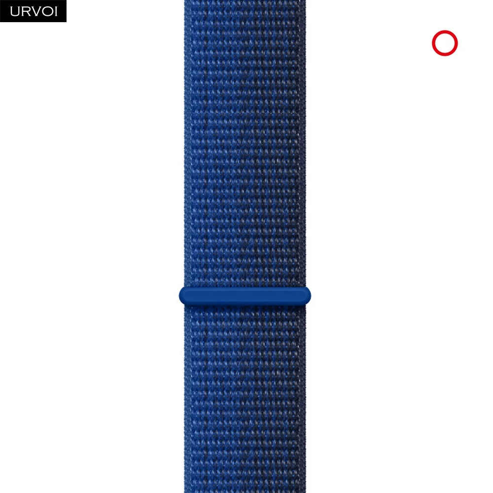 URVOI Sport Loop for Apple Watch Ultra 3 2 Series 11 10 9 8 SE3 Nylon loop for Apple Watch sport band 42mm 46mm breathabe hook fastener