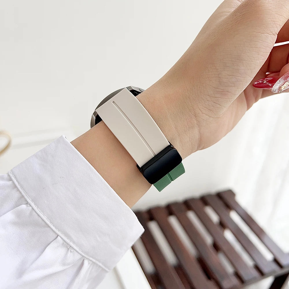 Silicone Loop Strap For Samsung Galaxy Watch 7 6 5 40mm 44mm Adjustable Bracelet Watchband For Galaxy 4 6 Classic 20/22/18mm