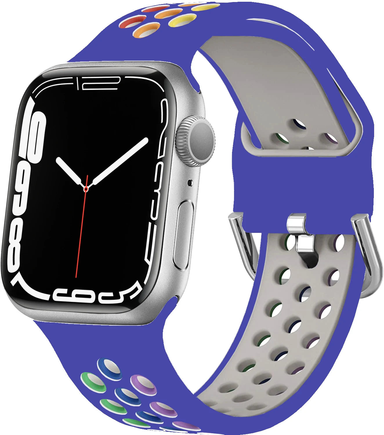 Silicone band For Apple Watch band 44mm 40mm 45mm 49mm 41mm 38mm 42mm 44mm band Apple Watch Ultra 2 Series 7 3 4 5 6 SE 8 Bands