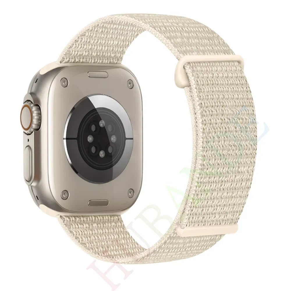 Nylon Loop band for Apple Watch band 46mm 40mm 44mm 45mm 42mm 41mm 38mm Smart Belt band for Apple Watch Ultra 49mm 8 7 6 SE 5 4