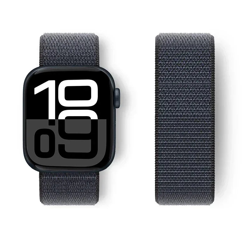 Nylon Loop For Apple Watch band 44mm 40mm 45mm 41mm 42mm 38mm 45mm sport band Apple Watch Series 9 8 7 SE 6 5 3 Ultra 2 49mm band