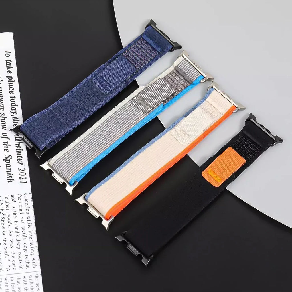 Nylon Straps For Samsung Galaxy Watch 8/8 Classic 40 44mm 46mm Smartwatch Watchband Sport Loop Bracelet For Galaxy Watch 8 Band