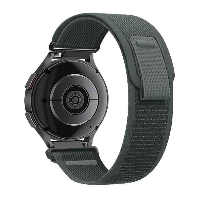 22mm 20mm Nylon Loop Strap for Samsung Galaxy Watch 7 6 5 4 3/Garmin 970 Bracelet Correa Band for Huawei Watch 5 GT5-4 Pro 46mm