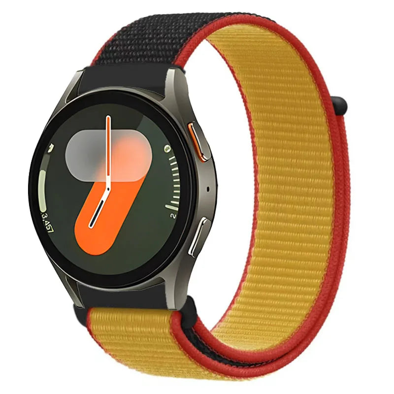 20mm 22mm Nylon Strap for Samsung Galaxy Watch 7/6/5/4 Huawei Watch 5/GT5/4/3 Pro 46mm Breathable Band for Garmin 970 965 955 55