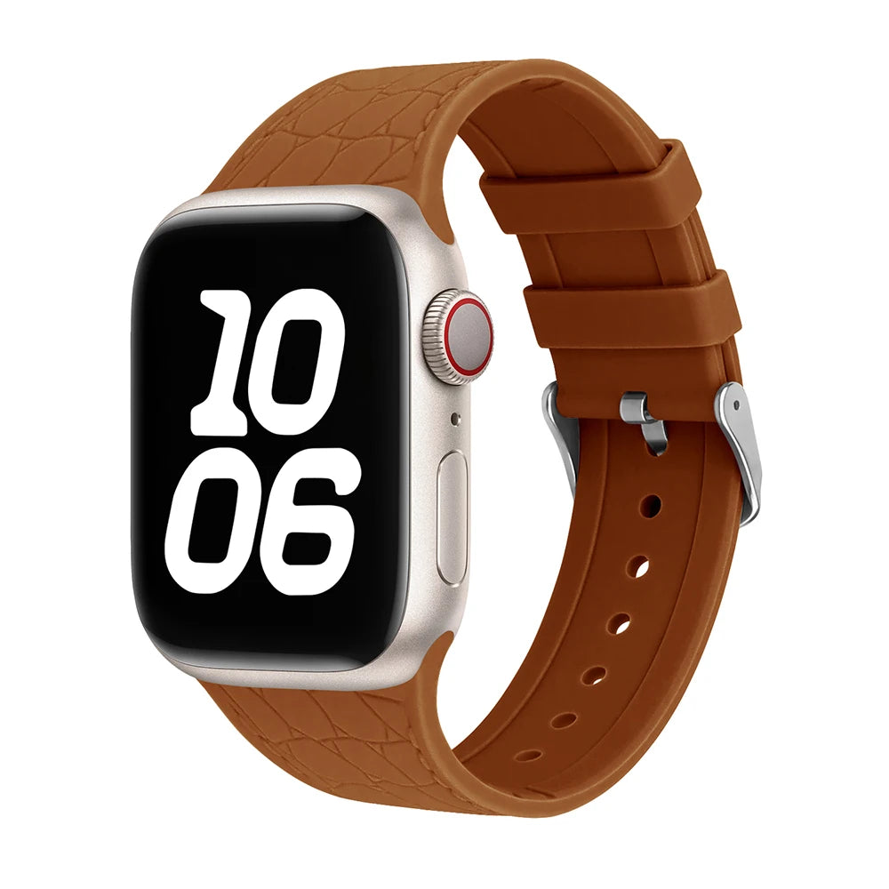Silicone band for Apple Watch band 46mm 40mm 44mm 41mm 45mm 42mm band Correa Apple Watch Series 10 SE 9 8 7 6 5 3 Ultra 2 49mm