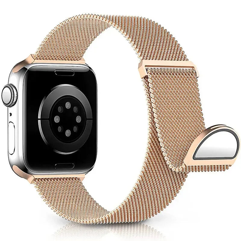 Milanese band+case for Apple Watch band 46mm 42mm 49mm 40mm 44mm 41mm 45mm Screen Protection For Apple Watch Ultra 2 Series 10 9 8 7 6 SE