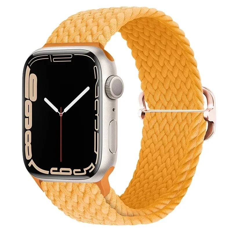 Braided Nylon band for Apple Watch band Ultra 2 49mm Series 10 46mm 42mm 44mm 40mm 41mm Adjustable band Apple Watch 9 8 7 6 SE 5 4