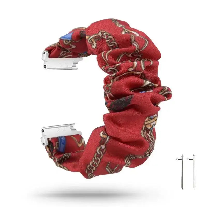 20mm 22mm Nylon Strap for Samsung Galaxy Watch 4/5/6 44mm 40mm/Classic/Active 2 Scrunchies Elastic Bracelet for Huawei GT2/4 Pro