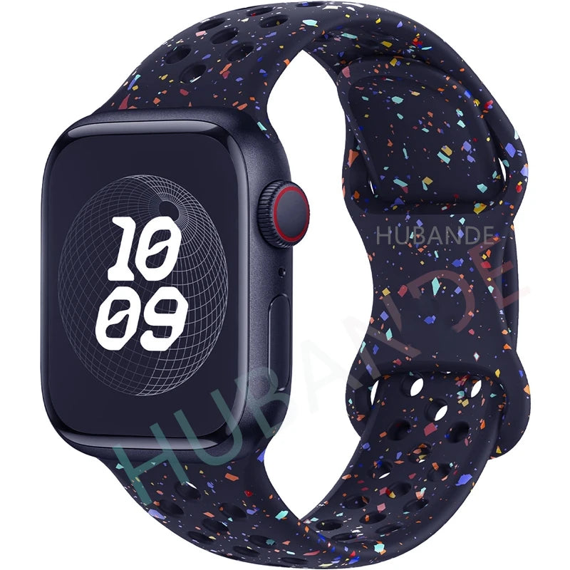 band For Apple Watch band 46mm 44mm 45mm 49mm 40mm 41mm 38mm 42mm correa Breathable band Apple Watch Series Ultra 11 10 9 8 SE 7 6