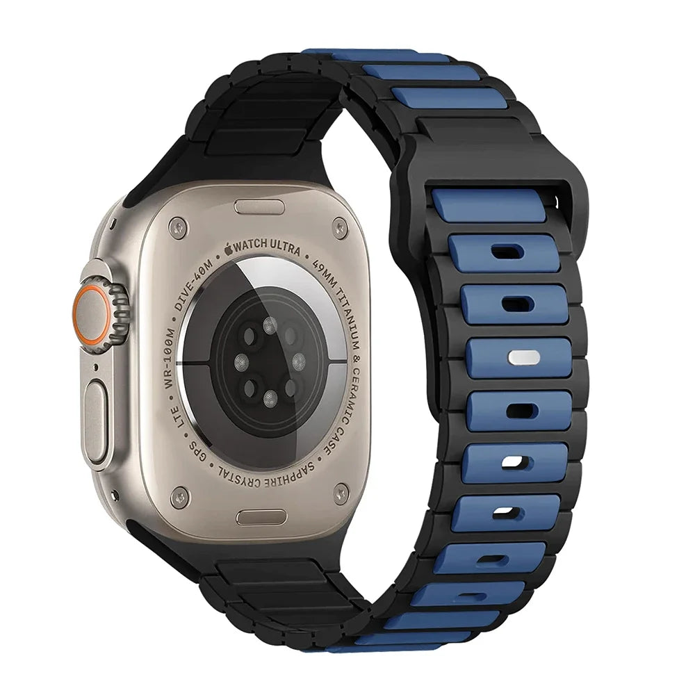 Silicone band for Apple Watch 10 band 46mm 45mm 44mm 49mm 42mm 40mm 38mm correa band Apple Watch Series 9 8 7 6 5 SE Ultra 2 band