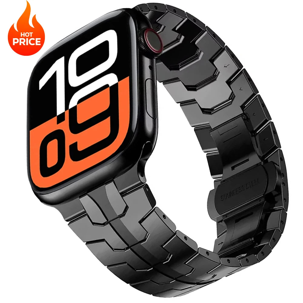 Stainless Steel band for Apple Watch Ultra 2 49mm 46mm 44mm 45mm band metal band for Apple Watch Series 10 9 8 7 6 SE Wristband