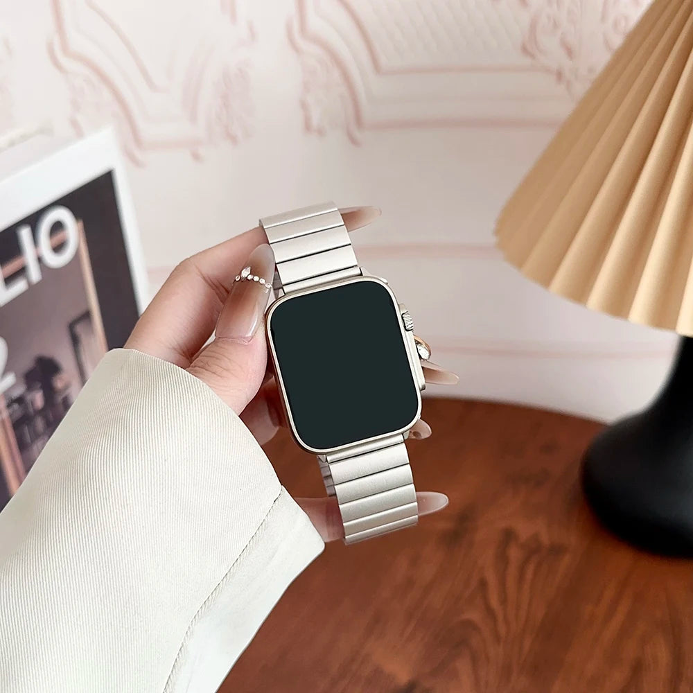 Stainless steel band for Apple Watch band 49mm 45mm 41mm 44mm 40mm 42mm 38mm metal bands Apple Watch Ultra 11 10 9 4 5 SE 6 7 8