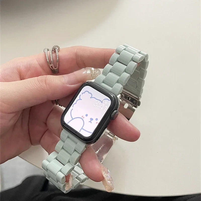 Candy band For Apple Watch band 44mm 40mm 41mm 45mm 38mm 42mm emovable link band Apple Watch Series 9 8 7 SE 6 5 4 3 Ultra 2 49mm