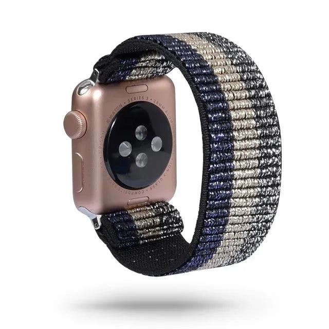 Scrunchie band for Apple Watch band 40mm 44mm 42mm 45mm 41mm 49mm Elastic solo loop band Apple Watch Series 3 SE 6 7 8 9 Ultra 2