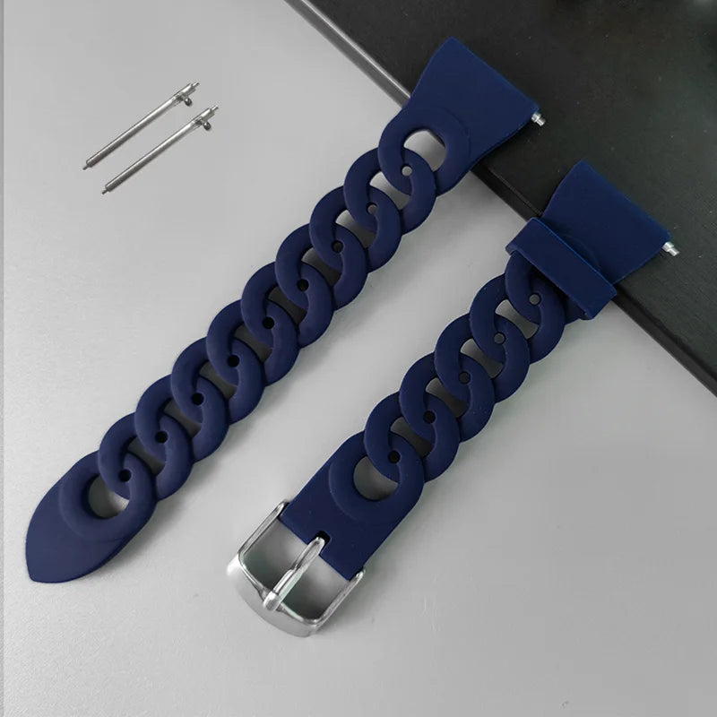 20mm strap For Samsung Galaxy watch 4/6/4classic/5/Pro/Active 3/2/Gear S3/amazfit bip bracelet Huawei watch GT 2/3 Pro 22mm band