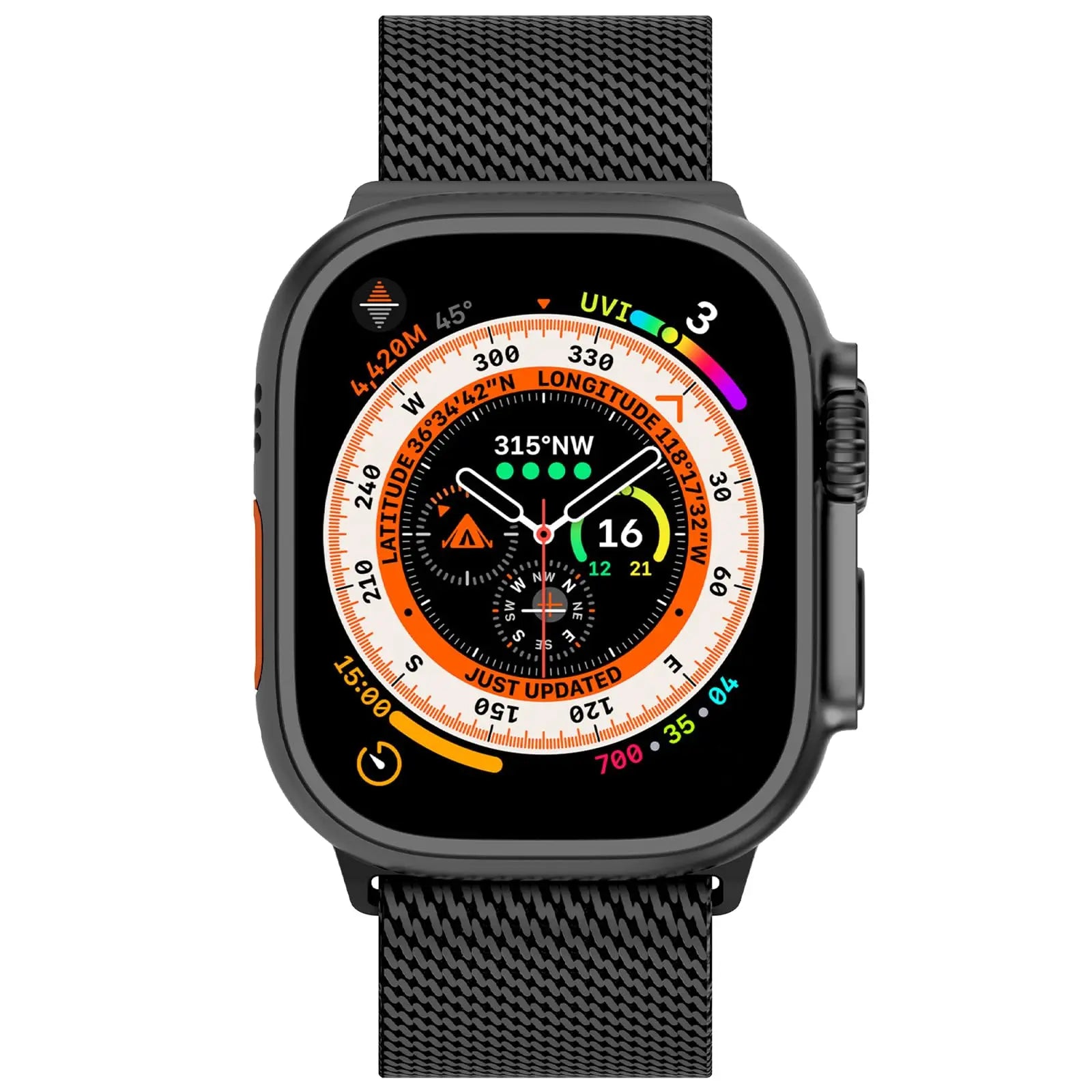 Milanese Mesh Loop for Apple Watch band 49mm 46mm 45mm 44mm 42mm Stainless Steel metal band for Apple Watch Series 10 9 8 7 Ultra 2