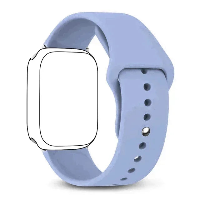 Silicone band For Apple Watch band 46mm 42mm 45mm 44mm 49mm 41mm 40mm 38mm band Apple Watch Series 10 9 8 Ultra 7 SE 3 4 6 Band
