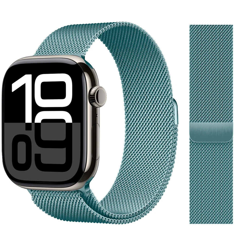 Milanese Loop band For Apple Watch band 46mm 44mm 45mm 40mm 42mm 41mm 38mm 49mm band Apple Watch Series 10 Ultra 2 9 8 SE 7 6 5