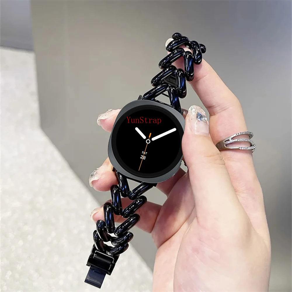 Samsung Galaxy Watch 8 8Classic Ultra Strap Love Metal V Shaped Bracelet Galaxy 8 40mm 44mm 46mm 47MM Band
