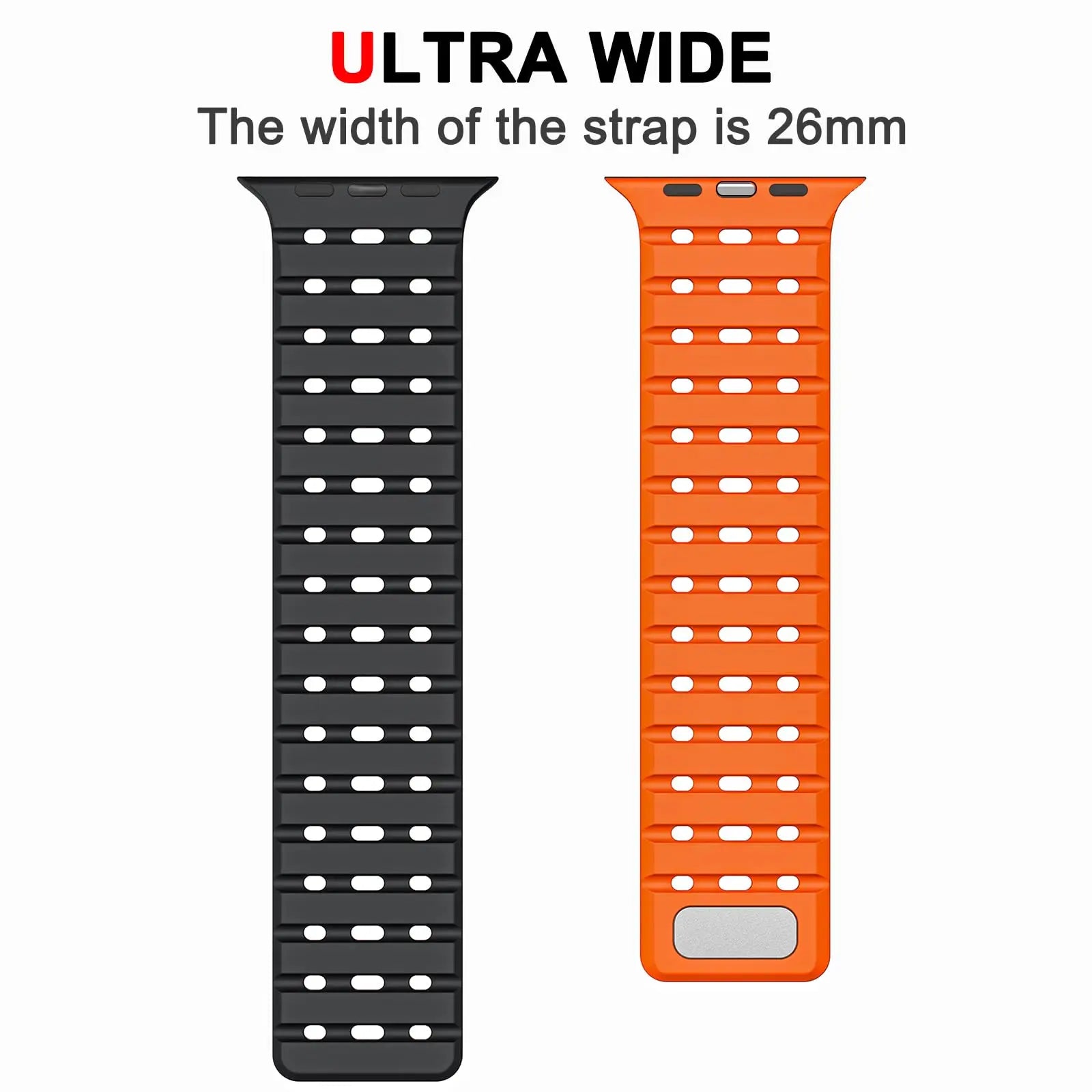 Magnetic band For Apple Watch Ultra 3 49mm 44mm 45mm 38mm 42mm 41mm belt Silicone band Apple Watch Series11 10 8 7 6 5 9 SE band