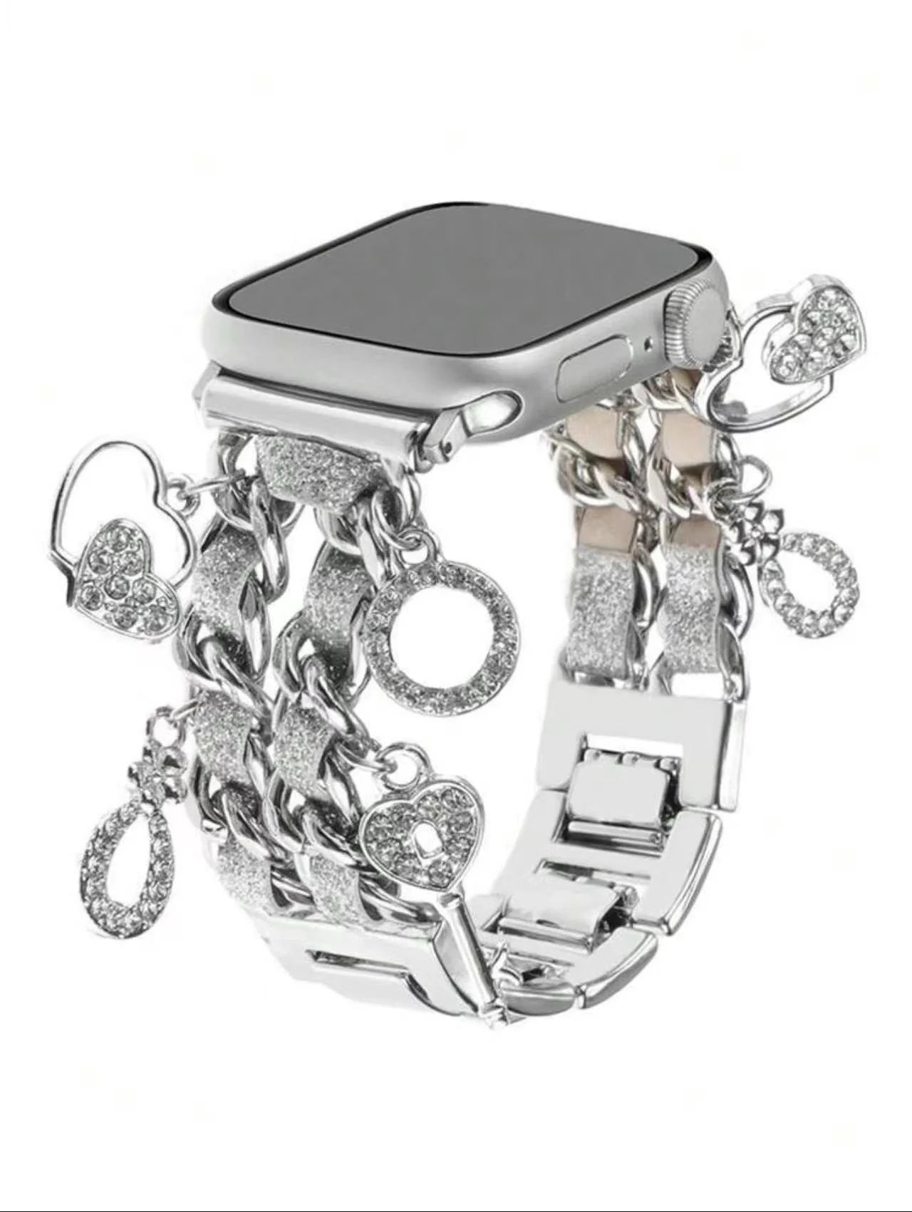 New Bilng metal leather band link For Apple Watch band Series 11 10 8 7 6 3 4 5 9 40mm 41mm 38mm 42mm 44mm 45mm 46mm band