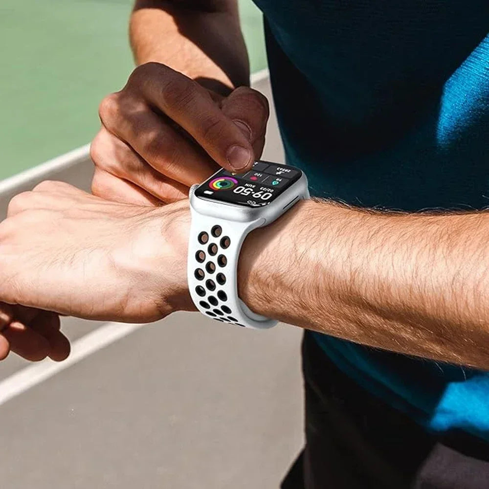 Flash Silicone band For Apple Watch 10 9 8 7 Ultra 2 49mm 46mm 45mm 42mm 41mm band Wristband Apple Watch 6 5 4 SE 44mm 40mm Belt