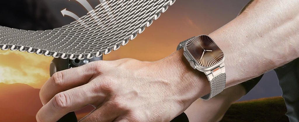 Milanese Loop band for Apple Watch band 44mm 40mm 46mm 45mm 49mm 42mm 38mm 41mm band Apple Watch Series 10 SE 9 8 7 6 3 Ultra 2