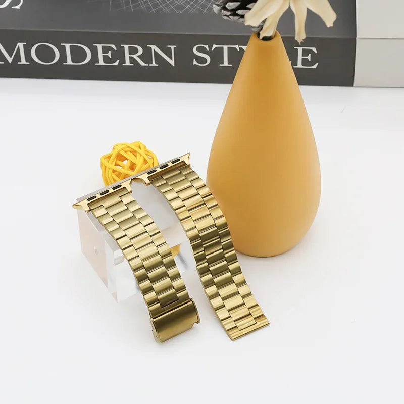 Stainless Steel band For Apple Watch band 45mm 41mm 42mm 46mm 40mm 44mm Ultra 49mm band For Apple Watch Series 10 9 8 7 6 5 SE 4