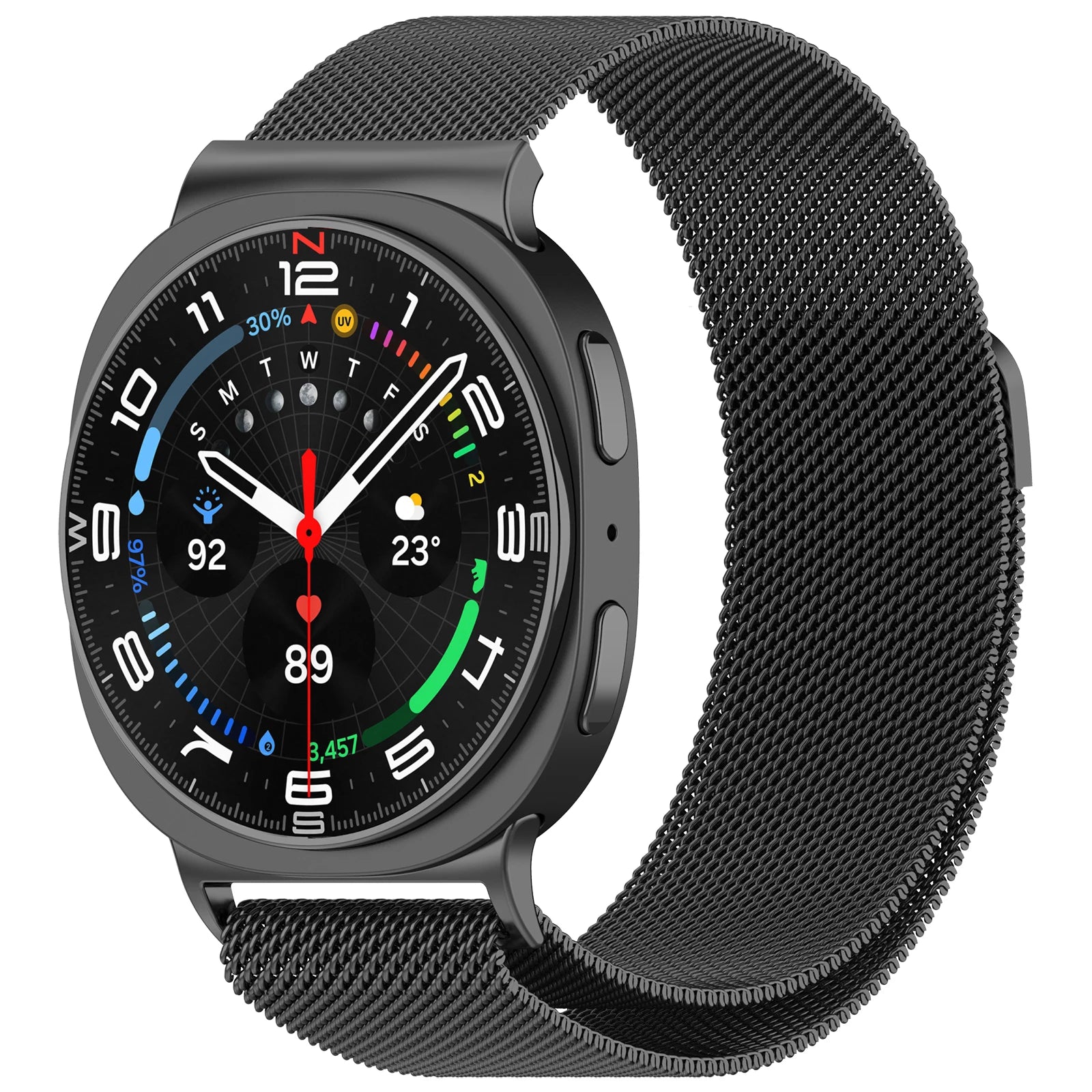 Milanese Magnetic Strap for Samsung Galaxy Watch 8 44mm 40mm Classic 46mm Metal Breathable Replaceable Galaxy Watch Ultra 47mm