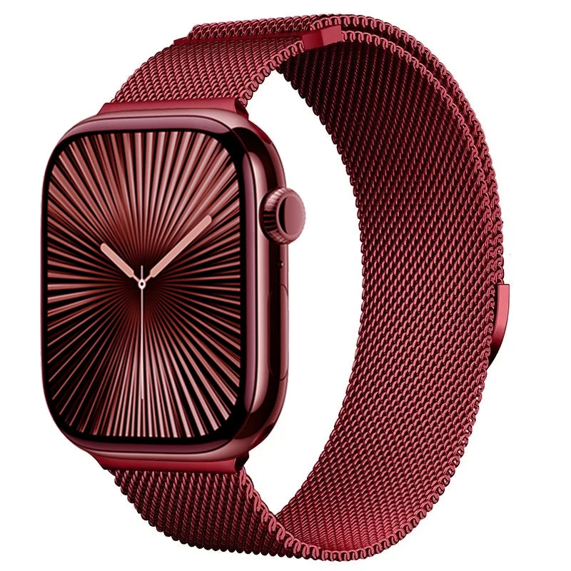 Metal Milanese band for Apple Watch band Ultra3 2 49mm 11 10 9 8 7 Magnetic band Apple Watch 6 5 4 SE2 46mm 45mm 41mm 44mm 40mm