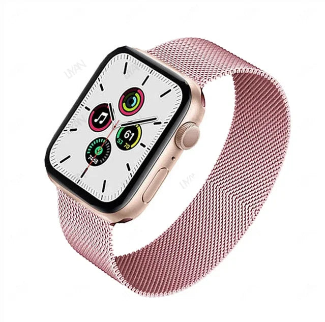 Milanese Loop for Apple Watch band 44mm 45mm 40mm 41mm 46mm 42mm pride band Apple Watch Series 9 8 7 6 SE 5 4 10 Ultra 2 49mm band