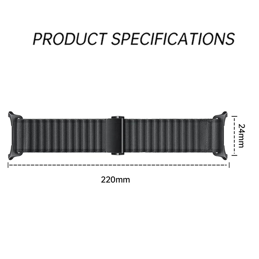 Nylon Strap for Samsung Galaxy Watch 7 Ultra 2025 47mm band Off-road Sports Wristband Bracelet Galaxy Watch ultra 47mm Watchband