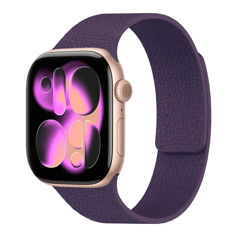 Magnetic band for Apple Watch Ultra3 2 1 49mm 45mm 42mm 46mm 40mm 41mm 2025 New silicone sport band Series 11 10 9 8 7 6 5 4 SE