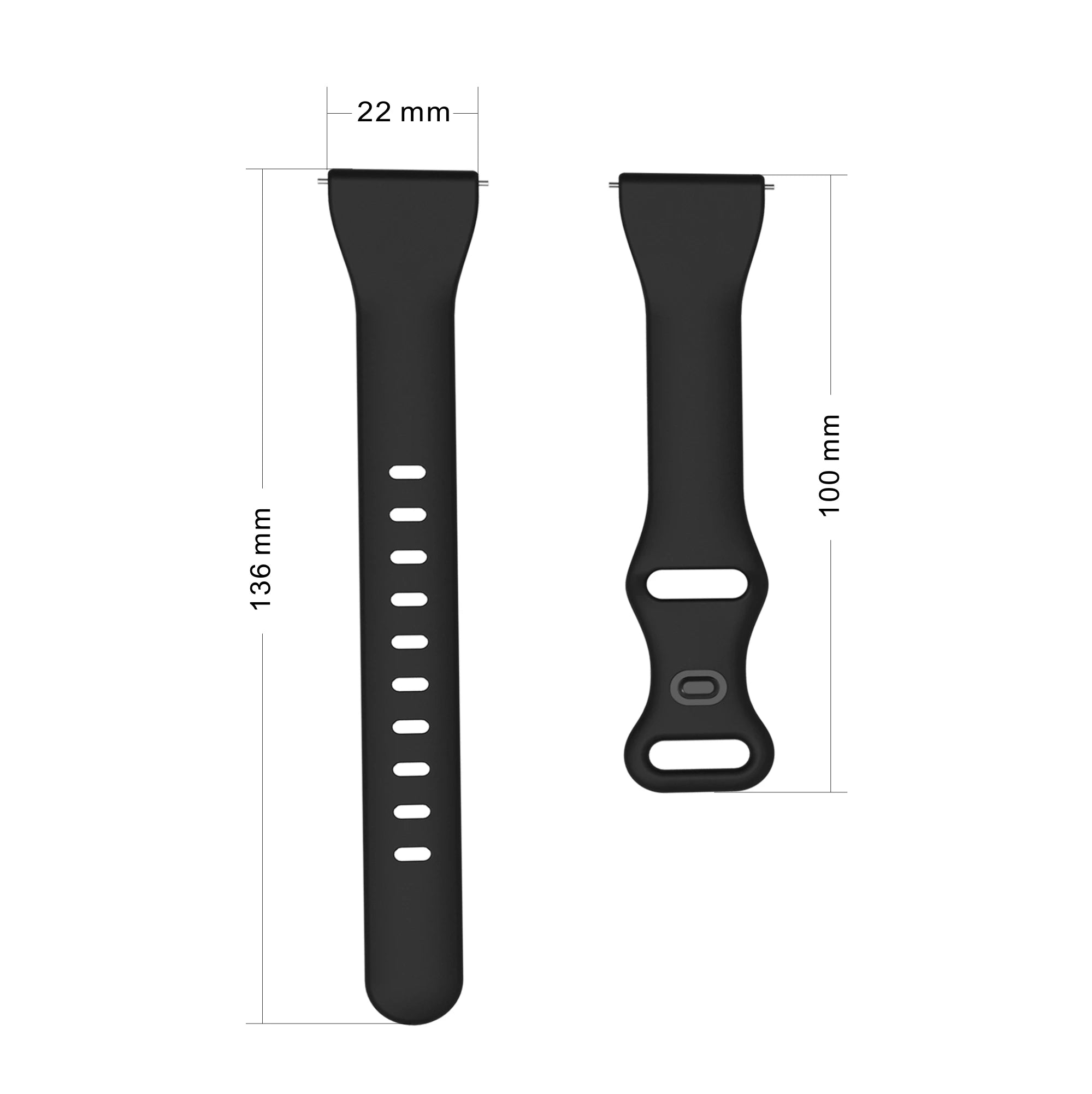20mm 22mm Silming Strap for Huawei watch GT 4/2e/3 pro Sweatproof Silicone Sport Band For Samsung Galaxy watch 7/6/4/Classic/5