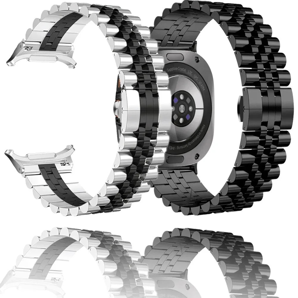 Metal Strap for Samsung Galaxy Watch 2025 Ultra 47mm Stainless Steel Adjustable Comfortable Band for Galaxy Watch 8-7 Ultra 47mm